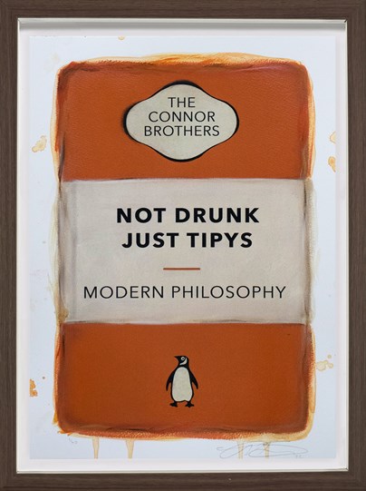 Not Drunk Just Tipys by The Connor Brothers - Framed Hand Embellished Limited Edition