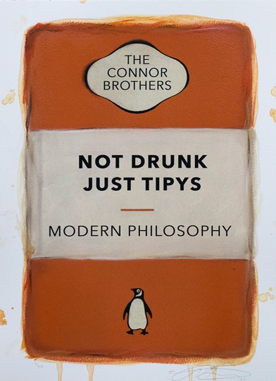 Not Drunk Just Tipys by The Connor Brothers - Hand Embellished Limited Edition